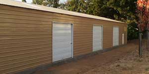 Residential Style Roll Up Doors on Side #2302
